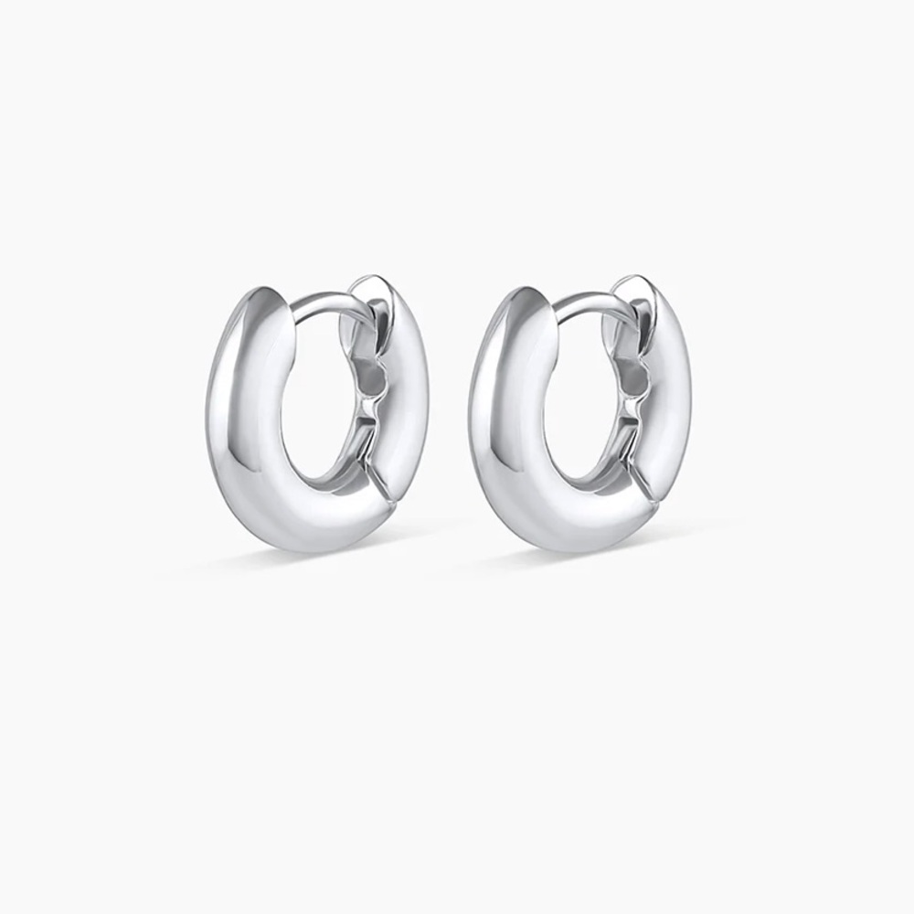 Gorjana Lou Huggies Silver
